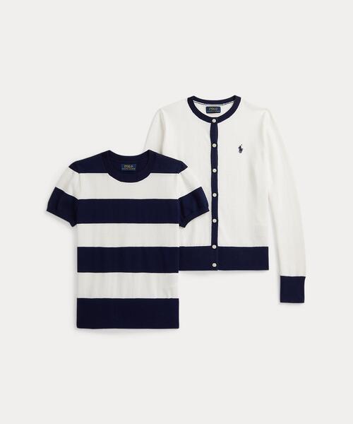 Polo Ralph Lauren Childrenswear ストライプド コットン セーター
