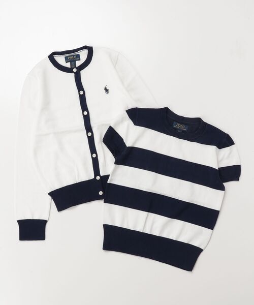 Polo Ralph Lauren Childrenswear ストライプド コットン セーター