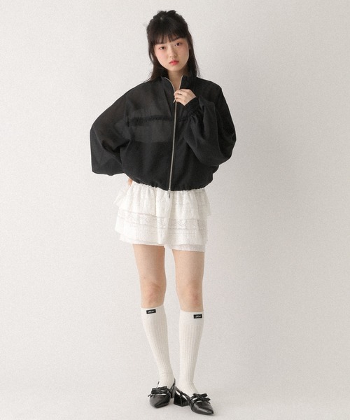 Heather（ヘザー） パンツ レースフリルショートパンツ 645563