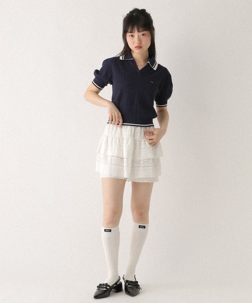 Heather（ヘザー） パンツ レースフリルショートパンツ 645563