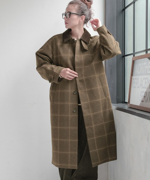 ニコアンド niko and（レディースステンカラーコート）｜コート