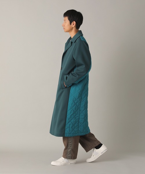「ZUCCa」 ステンカラーコート X-SMALL ネイビー メンズ_画像3