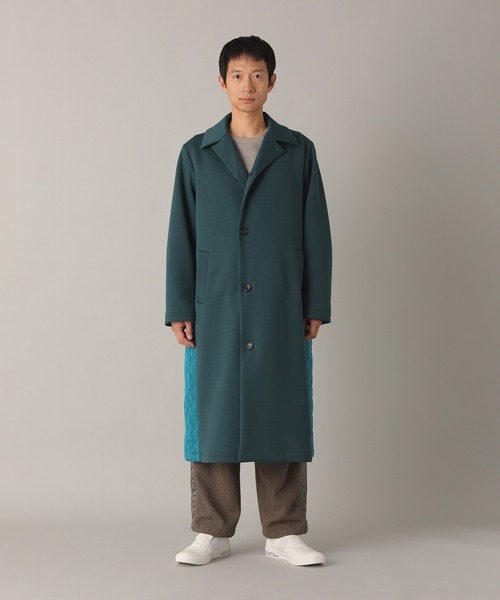 「ZUCCa」 ステンカラーコート X-SMALL ネイビー メンズ_画像5