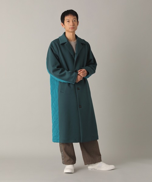 「ZUCCa」 ステンカラーコート X-SMALL ネイビー メンズ_画像6