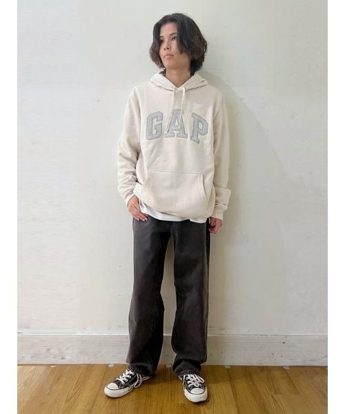 GAP（ギャップ） プルオーバーパーカー L レッド メンズ : ZOZOTOWN