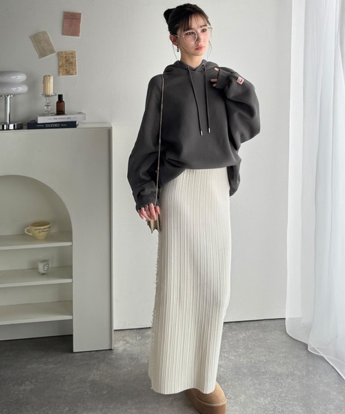 「Java」 スウェットカットソー LARGE ネイビー レディース_画像6