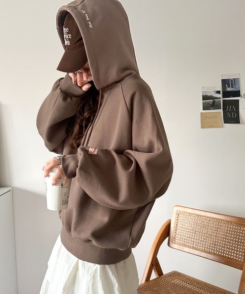 「Java」 スウェットカットソー LARGE ネイビー レディース_画像9