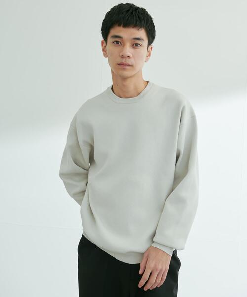 「URBAN RESEARCH DOORS」 長袖ニット LARGE グリーン メンズ_画像3