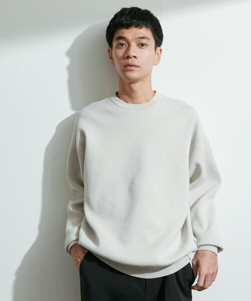 「URBAN RESEARCH DOORS」 長袖ニット LARGE グリーン メンズ_画像4