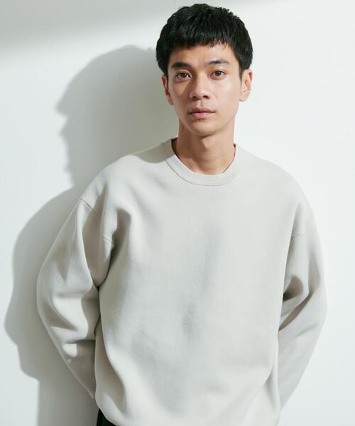 「URBAN RESEARCH DOORS」 長袖ニット LARGE グリーン メンズ_画像6