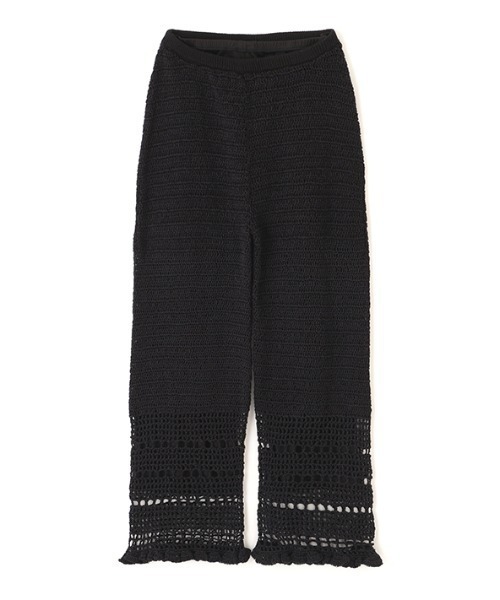 ETRE TOKYO（エトレトウキョウ） ワイドパンツ パンツ クロシェニット