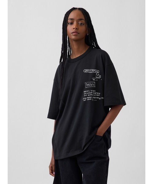 GAP（ギャップ） tシャツ ジャン＝ミシェル・バスキア オーバーサイズT