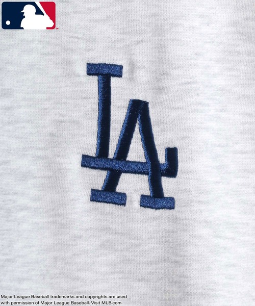 「MLB」 プルオーバーパーカー M ブラック レディース_画像6
