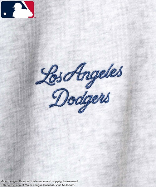 「MLB」 プルオーバーパーカー M ブラック レディース_画像7