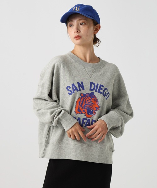 「Russell Athletic」 スウェットカットソー FREE グレー レディース_画像8