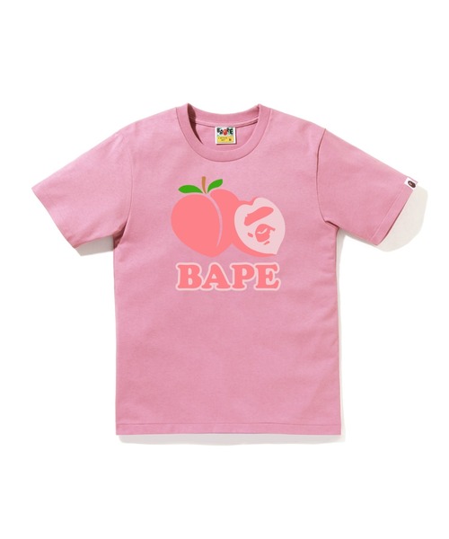tシャツ BAPE PEACH TEE レディースの画像