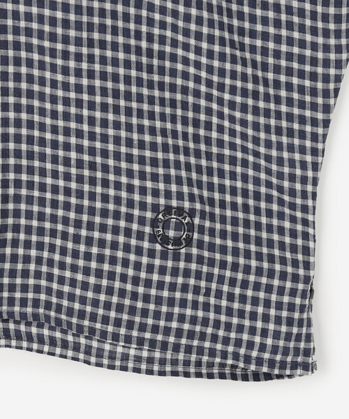 ブラウス シャツ ORCIVAL | リネンチェック スリーブレスシャツ WOMEN レディースの画像