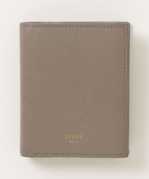 最終値下げ！！CELINE フォールドウォレット　グレインド カーフスキン CELINE（セリーヌ） グレインド カーフスキン 財布 - グレー