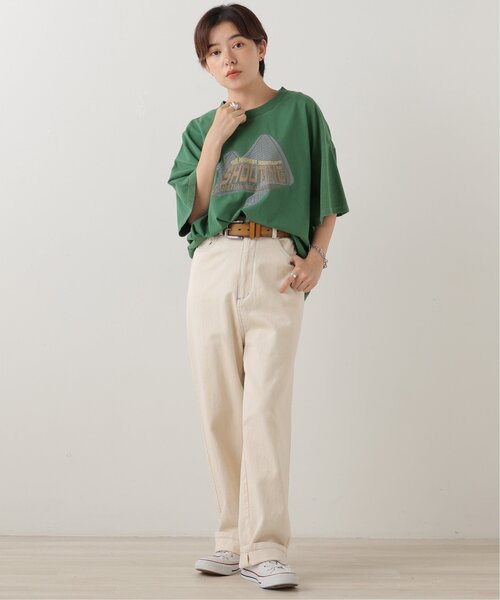 「DOUBLE NAME」 半袖Tシャツ FREE キナリ レディース_画像3