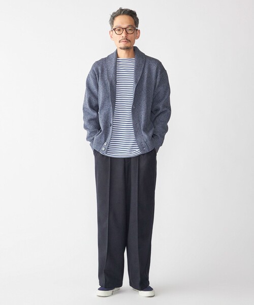 「SHIPS」 スラックス MEDIUM ブラック メンズ_画像5