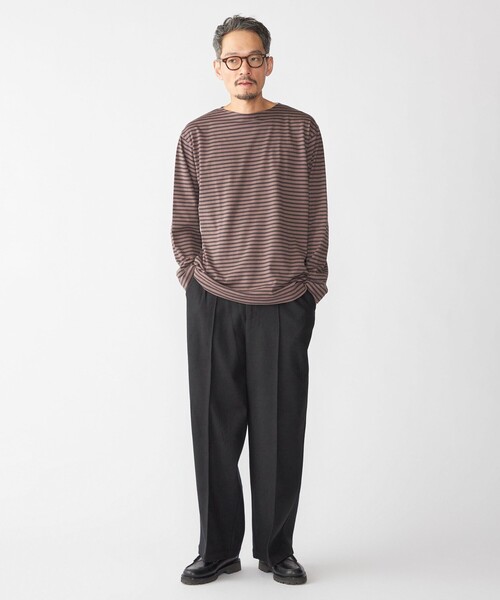 「SHIPS」 スラックス MEDIUM ブラック メンズ_画像7