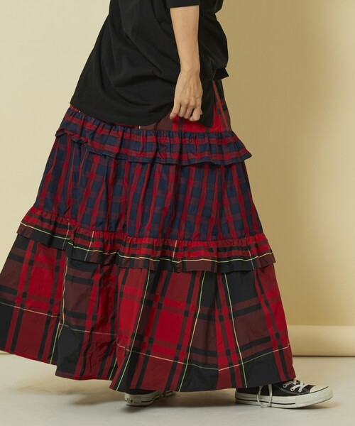 「Freada」 フレアスカート ONE SIZE ブラック レディース_画像9