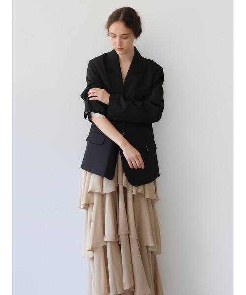 celon ワンピース frilly chiffon tiered dress : ZOZOTOWN Yahoo!店