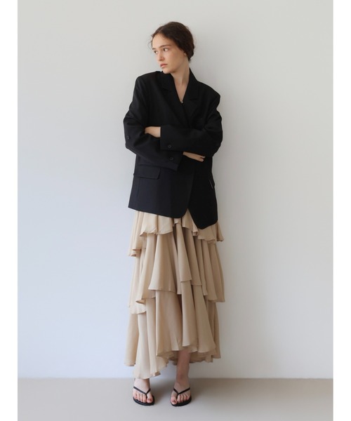 celon ワンピース frilly chiffon tiered dress : ZOZOTOWN Yahoo!店