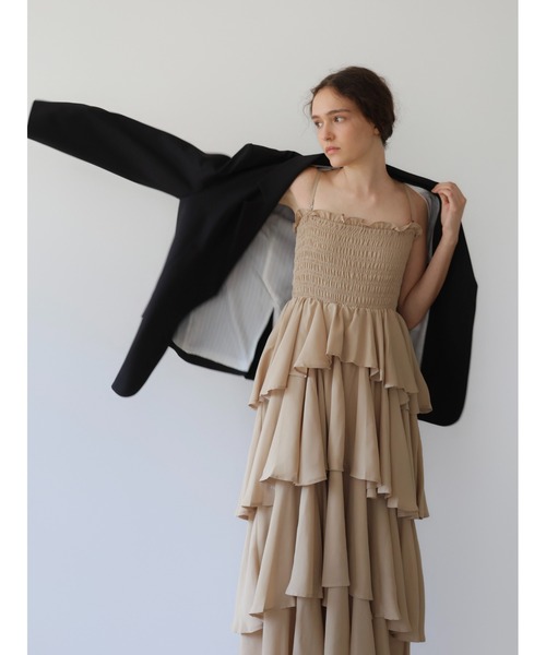 celon ワンピース frilly chiffon tiered dress : ZOZOTOWN Yahoo!店