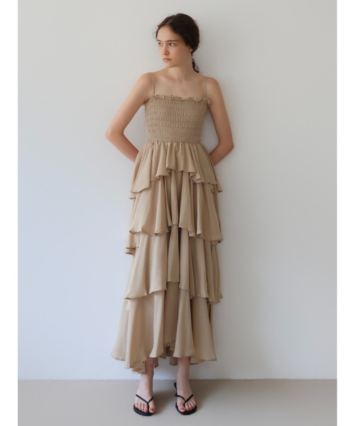 celon ワンピース frilly chiffon tiered dress : ZOZOTOWN Yahoo!店