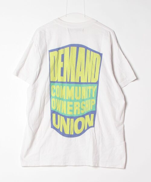 「UNION(UNION TOKYO)」 半袖Tシャツ LARGE ホワイト メンズ_画像2