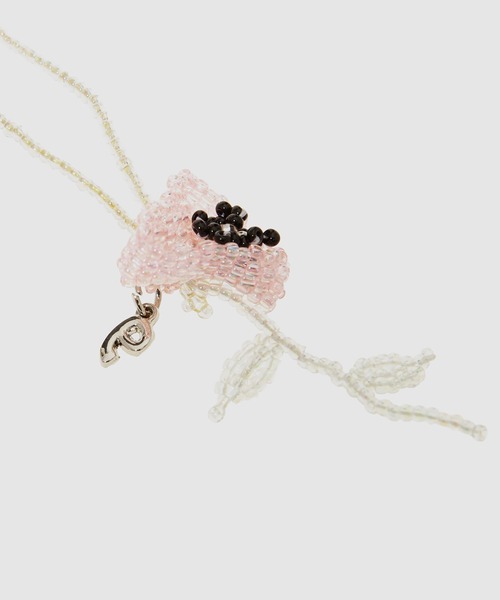 Pura Utz ネックレス PINK POPPY TIE BOLO レディース : ZOZOTOWN