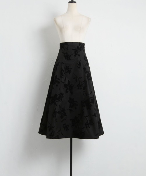 「tocco closet」 フレアスカート M ブラック レディース_画像2