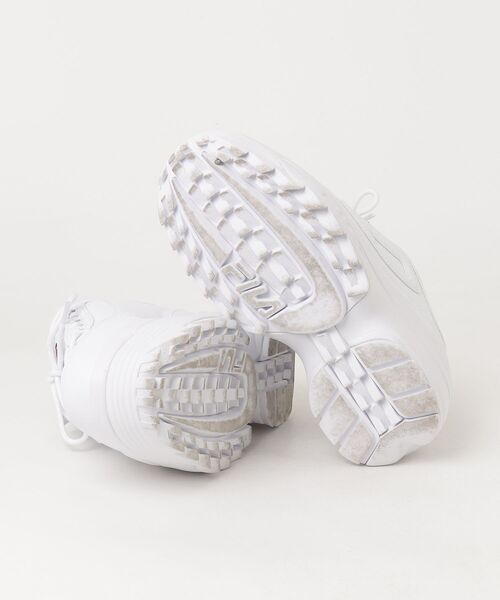 「FILA」 ローカットスニーカー 25.0cm ホワイト レディース_画像3