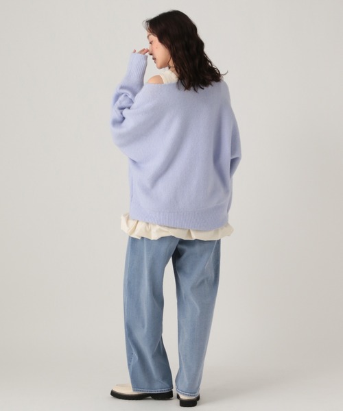 「Elura」 デニムパンツ LARGE ブラウン レディース_画像8