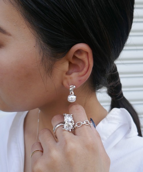e.m. パール揺れピアス☆イーエム ブーケピアス e.m. ピアス パール揺れピアス レディース : ZOZOTOWN Yahoo!店