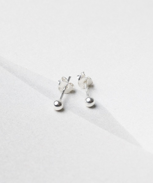 ピアス 「シルバー925」3.0mmボールピアス レディース メンズ