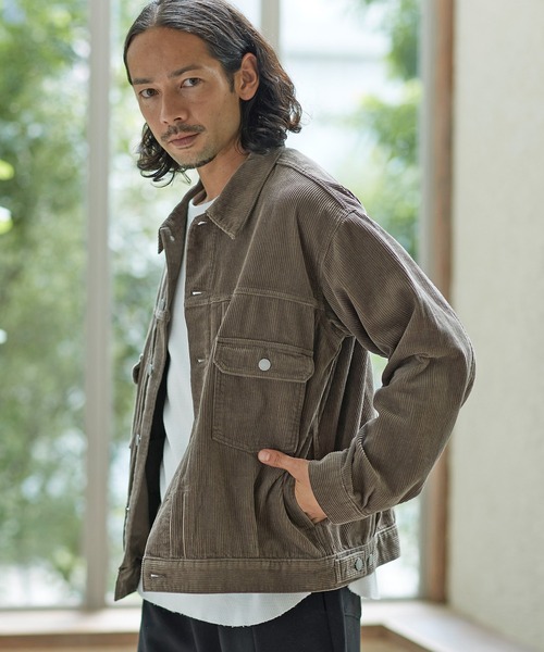 新品得価 アウター - 通販 - PayPayモール mj8257-8wコーデュロイビッグシルエットGジャン ZOZOTOWN PayPayモール店 人気が高い
