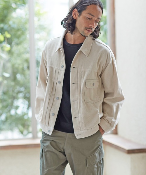 新品得価 アウター - 通販 - PayPayモール mj8257-8wコーデュロイビッグシルエットGジャン ZOZOTOWN PayPayモール店 人気が高い
