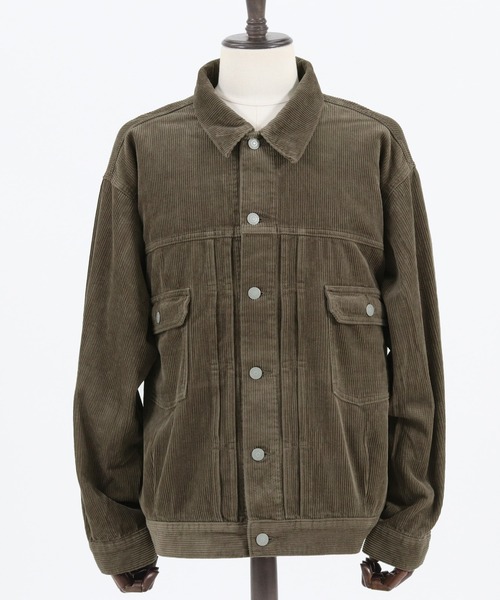 新品得価 アウター - 通販 - PayPayモール mj8257-8wコーデュロイビッグシルエットGジャン ZOZOTOWN PayPayモール店 人気が高い