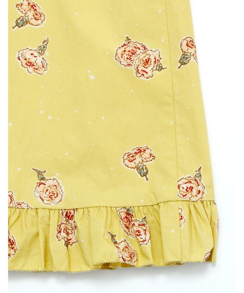 ブラウス シャツ little sunny bite と pink house Carnation print frill blouse レディース Little sunny bite ブラウス シャツ little と pink house