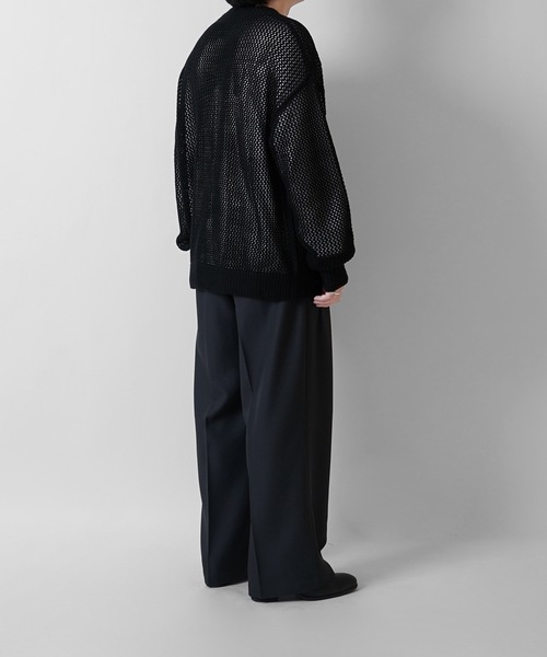◆極美品◆3万◆アマカ◆メッシュノーカラージャケット◆カーディガン◆黒◆M メッシュカーディガン ATSURO TAYAMA｜クロスプラス公式通販サイト