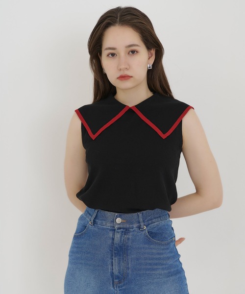 消費税無し ニット オーガニックコットン ビッグカラーニット Tina Jojun Whitesforracialequity Org