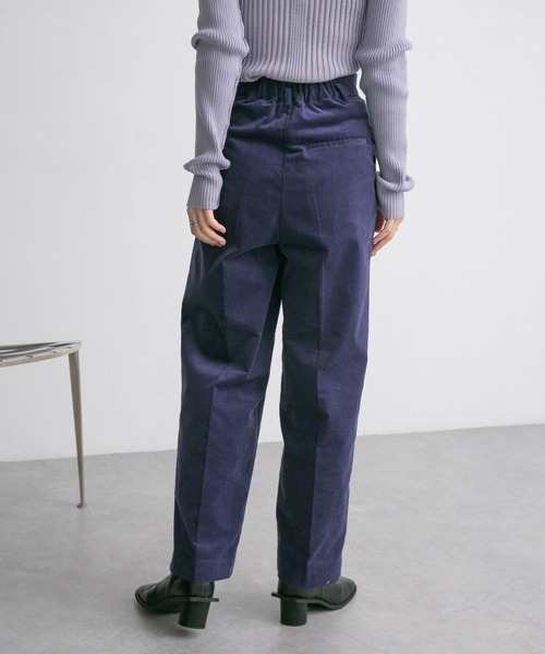 KBF（ケービーエフ） パンツ ワンタックコーデュロイパンツ レディース