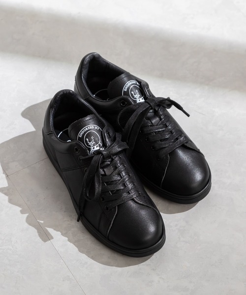 希少✨ロンドンシューメイク レースアップシューズ 27.0 ブラック レザー London Shoe Make（ロンドンシューメイク） スニーカー 「ぬいぐるみ