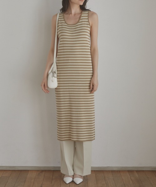 ワンピース Minimal line knit ワンピース レディース : 74292160 