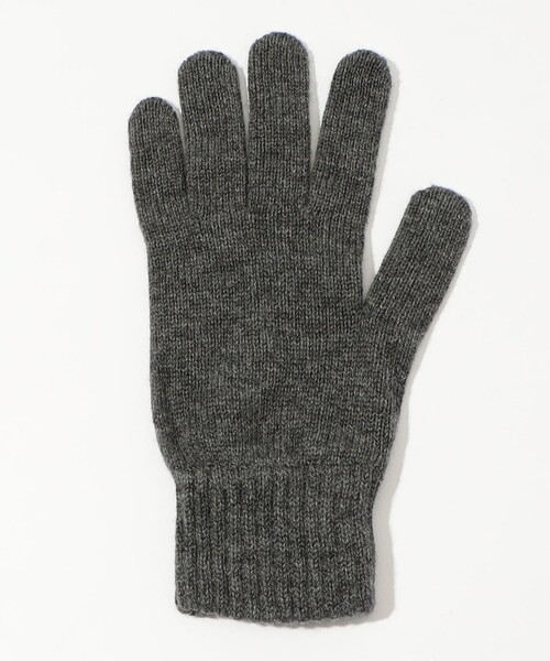 johnstons of elgin カシミヤグローブ Johnstons of Elgin 手袋 カシミヤ リブニット グローブ