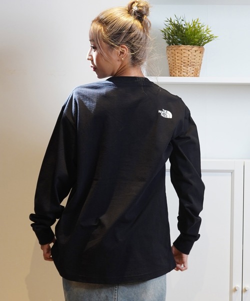 tシャツ THE NORTH FACE/ザ・ノース・フェイス ロンT 刺繍 UVケア NT32440 レディース THE NORTH FACE tシャツ FACE/ザ・ノース・フェイス ロンT 刺繍