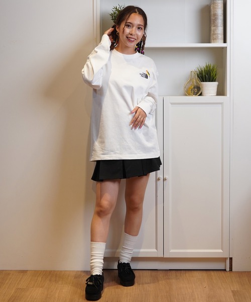 tシャツ THE NORTH FACE/ザ・ノース・フェイス ロンT 刺繍 UVケア NT32440 レディース THE NORTH FACE ザ・ノース・フェイス レディース L/S Zoo