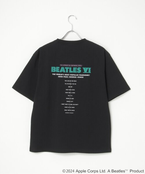 ビートルズ Apple フォトプリント Tシャツ 黒 S 美品 The Beatles tシャツ ザ ビートルズ フォトプリントTシャツ メンズ